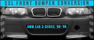BMW E46 323/325/328/330 Front Bumper Conversion