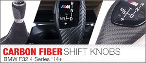 BMW F32 4 Series Carbon Fiber Shift Knobs