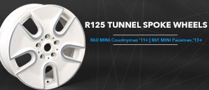 MINI R60/R61 R125 Tunnel Spoke Wheels