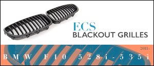 BMW F10 5 Series Blackout Grilles