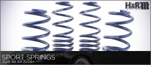 Audi B8 A4 H&R Sport Springs