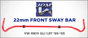 VW MKIV GLI 1.8T JOM Front Sway Bar - 22mm