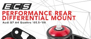 Audi B7 A4 Quattro ECS Performance Rear Diff. Mount
