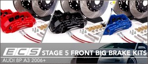 Audi 8P A3 ECS Stage 5 Front Big Brake Kits