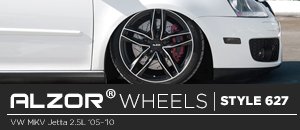 VW MKV Jetta 2.5L Alzor Style 627 Wheels