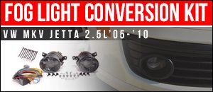 VW MKV Jetta 2.5L Fog Light Kit