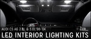 Audi C5 A6 2.8L 3.0L Ziza Interior LED Lighting Kits