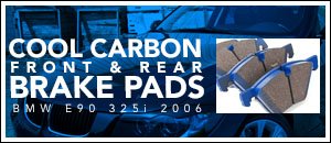 BMW E90 325i Cool Carbon Brake Pads