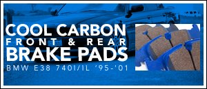 BMW E38 740i/iL Cool Carbon Brake Pads
