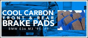 BMW E36 M3 Cool Carbon Brake Pads