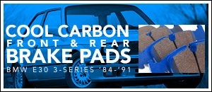 BMW E30 3 Series Cool Carbon Brake Pads
