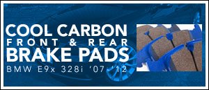 BMW E9x 328i Cool Carbon Brake Pads