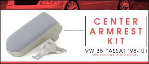 VW B5 Passat Center Armrest Kit