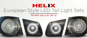VW MKV Jetta 2.0T Helix Euro Style Tail Lights
