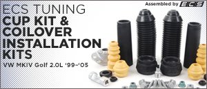 VW MKIV Golf 2.0L ECS Cup Kit/Coilover Install Kit