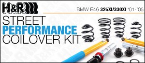 BMW E46 325Xi/330Xi H&R Street Performance Coilover Kit