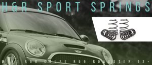 MINI R58 Coupe R59 Roadster H&R Sport Springs
