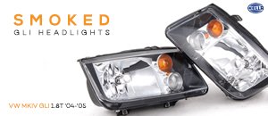 VW MKIV Jetta GLI 1.8T Smoked Headlights