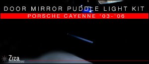 Porsche Cayenne Ziza Mirror Puddle Light Kit