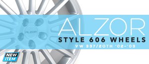 VW 337/20th Alzor Style 606 Wheels