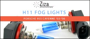 Porsche 955 Cayenne H11 Ziza Fog Lights