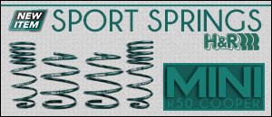 R50 MINI Cooper Base H&R Sport Springs