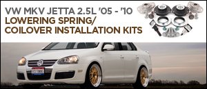 VW MKV Jetta 2.5L Lowering Installation Kits