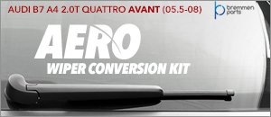 Audi B7 A4 2.0T Avant Rear Aero Wiper Conversion Kit