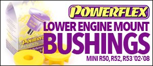 MINI R50, R52, R53 Lower Engine Mount Bushings