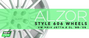 VW MKIV Jetta 2.0L Alzor Style 606 Wheels