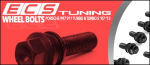 Porsche 997 911 Turbo & Turbo S Black Wheel Bolts