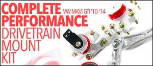 VW MKVI GTI 2.0T Performance Mounts