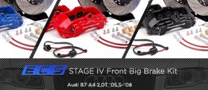 Audi B7 A4 2.0T ECS Stage IV Front Big Brake Kit