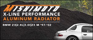 BMW Z3 Mishimoto X-Line Performance Aluminum Radiator