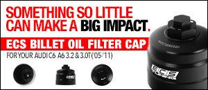 Audi C6 A6 3.2 & 3.0T ECS Billet Oil Filter Housing Cap