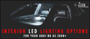 Audi B8 A5 Interior Ziza LED Lighting Kit