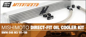 BMW E46 M3 Mishimoto Direct-Fit Oil Cooler Kit