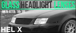 VW MKIV Jetta Helix Glass Headlight Lenses