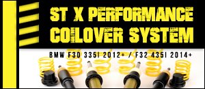 BMW F30/F32 335i/435i ST X Performance Coilovers