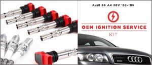 Audi B6 A4 30V OEM Ignition Service Kit