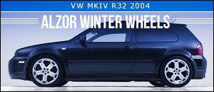 VW MKIV R32 Alzor Winter Wheels