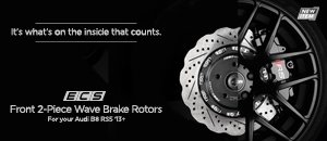 Audi B8 RS5 ECS 2-Piece Wave Brake Rotors