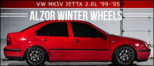 VW MKIV Jetta 2.0L Alzor Winter Wheels