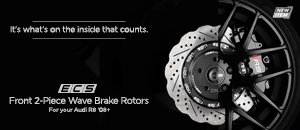 Audi R8 ECS 2-Piece Wave Brake Rotors