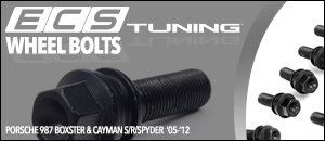 Porsche 987 Boxster/Cayman S/R/Spyder Black Wheel Bolts