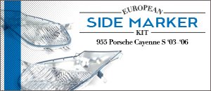 Porsche 955 Cayenne S European Side Markers
