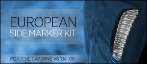 Porsche 955 Cayenne V6 European Side Markers