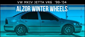 VW MKIV Jetta VR6 Alzor Winter Wheels