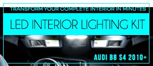 Audi B8 S4 ZIZA LED Interior Lighting Kits