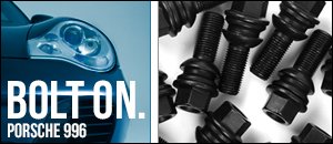 Porsche 996 911 Black Wheel Bolts
